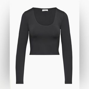 Aritzia Babaton Contour Scoopneck Longsleeve